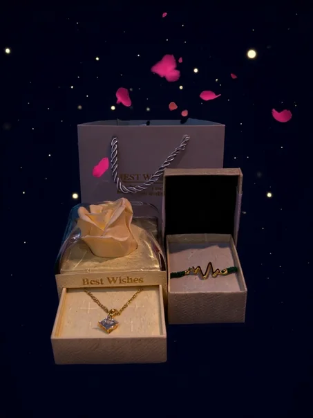 Coffret Best Wishes — Rose Éternelle & Selsla Dorée