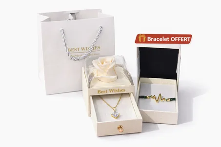 Coffret Best Wishes — Rose Éternelle & Selsla Dorée