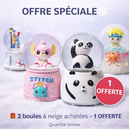 Pack 3 Snow Globes – Achetez 2, le 3ᵉ OFFERT