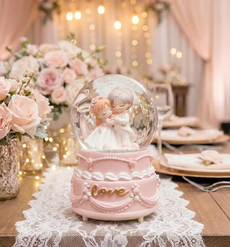 Wedding Love – Snow Globe
