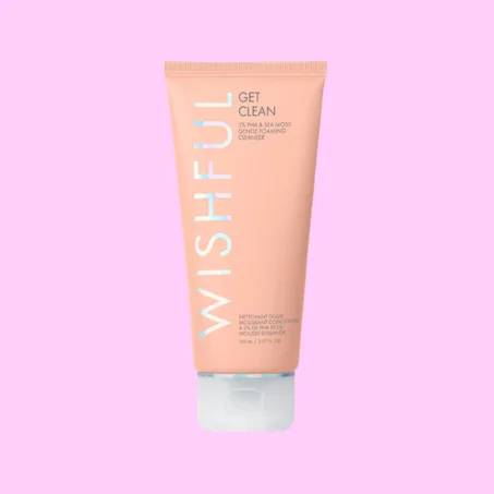 GET CLEAN NETTOYANT MOUSSE DOUX À 2 % DE PHA ET DE MOUSSE MARINE
