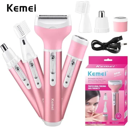 NOUVEAU Kemei 4 en 1 Femmes  Corps Épilateur