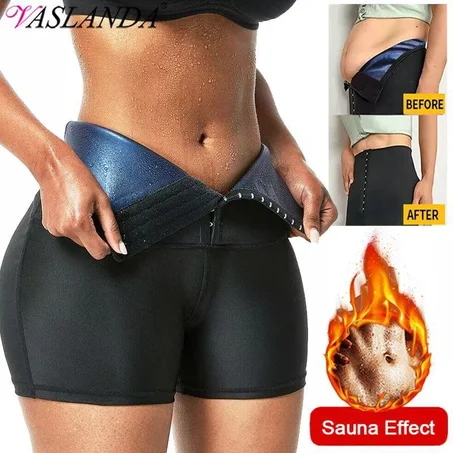 Sweat enduit Sauna taille haute pantalon pour femme