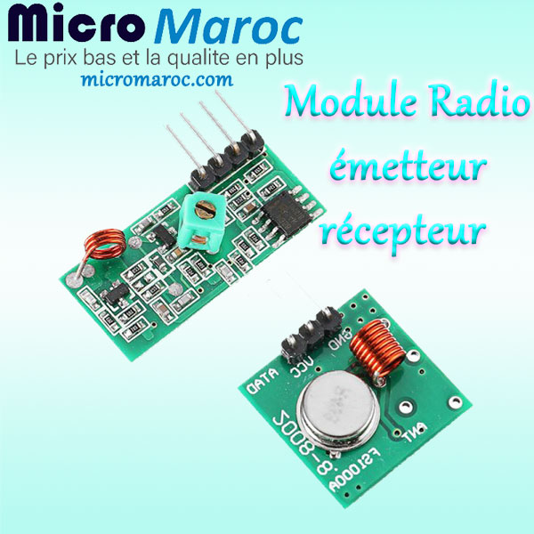 module Radio RF 433Mhz émetteur récepteur