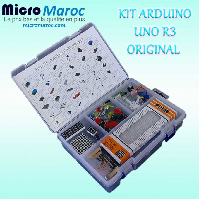 KIT ARDUINO RFID UNO -Contient 1 arduino et 36 accessoires + boite