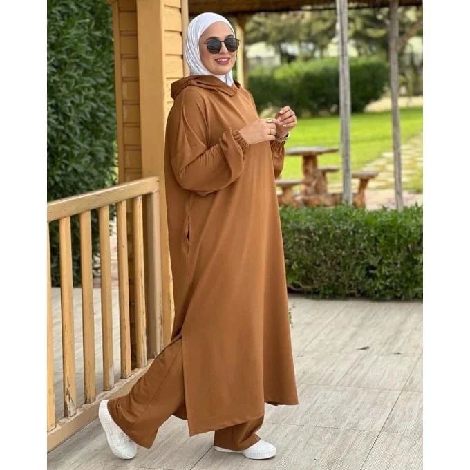انصومبل  f2024 للمحجبات انيق ورائع كيجي غزال فاللبسة
