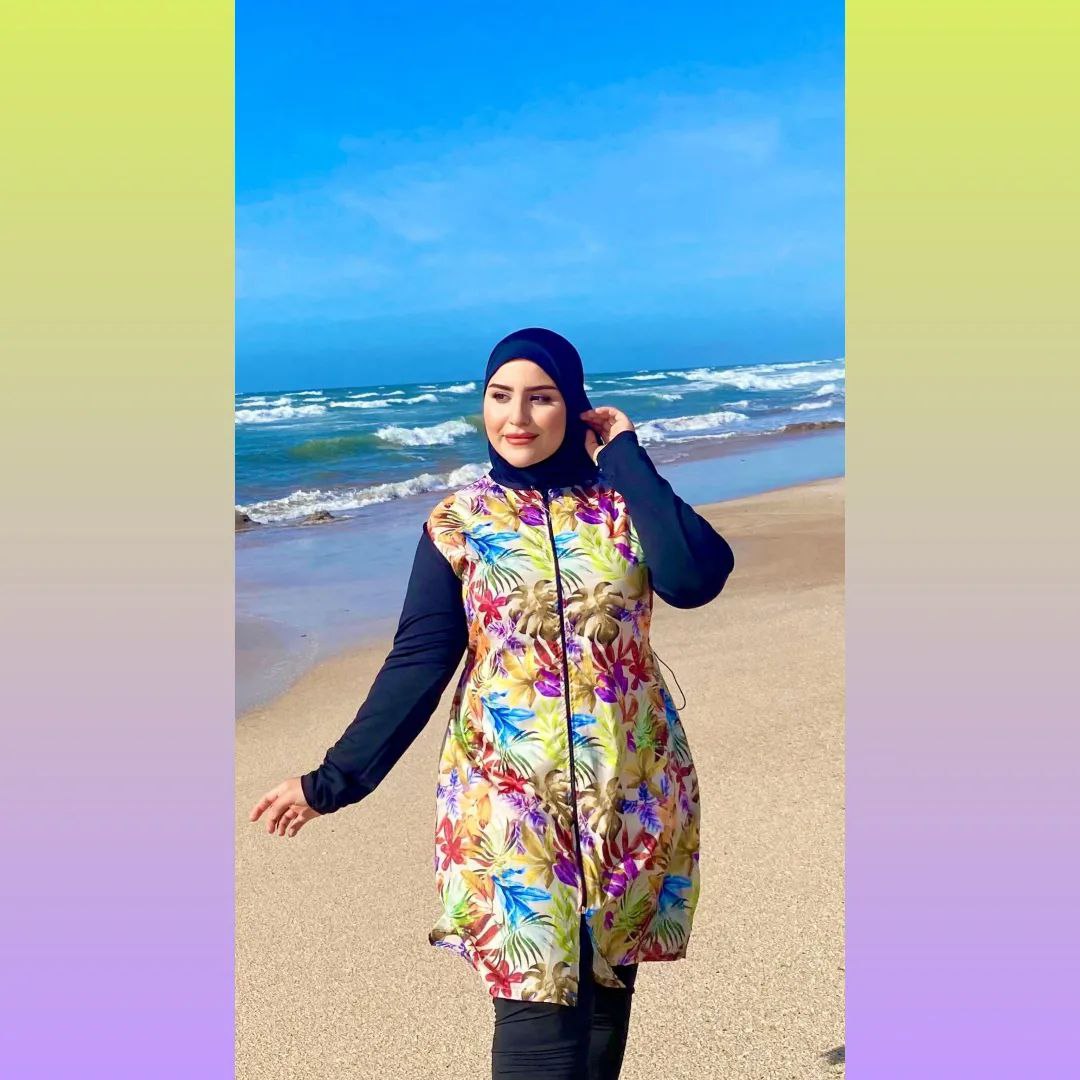 احصلي على مظهر أنيق ومحتشم في الشاطئ