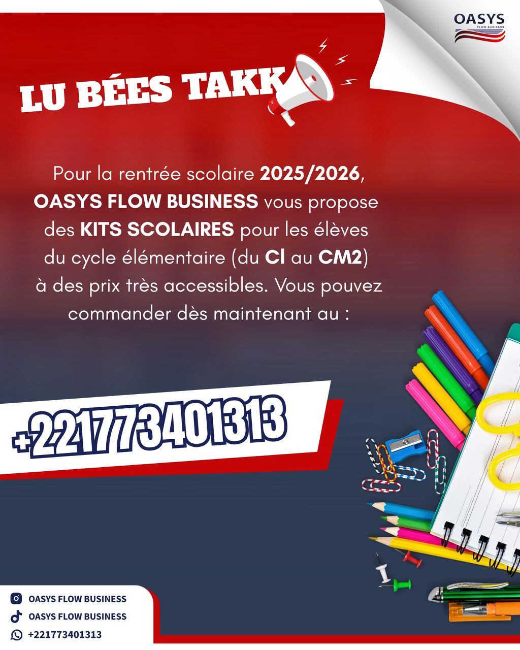 Kit scolaire