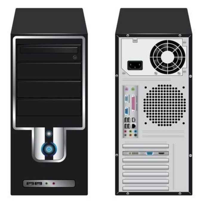 Moniteur + Unité central + Souris et Clavier