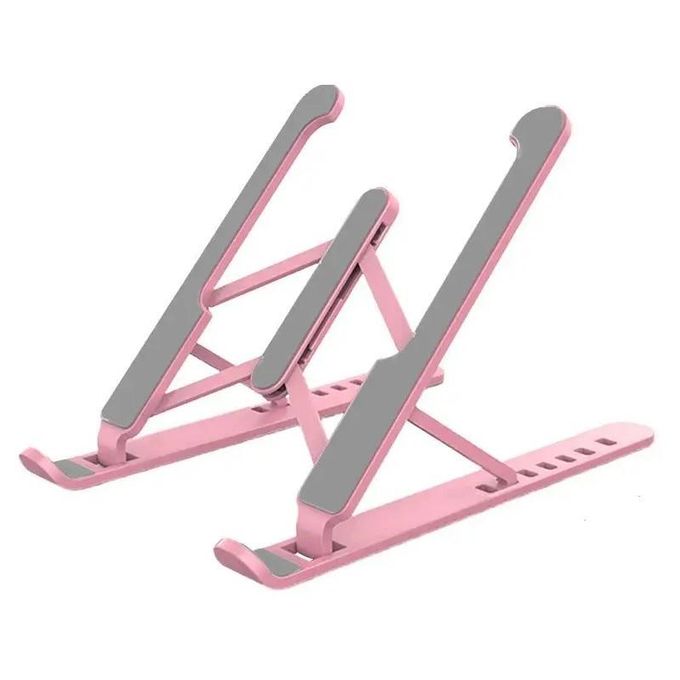 White Label Support Réglable Pour Ordinateur Portable - Rose