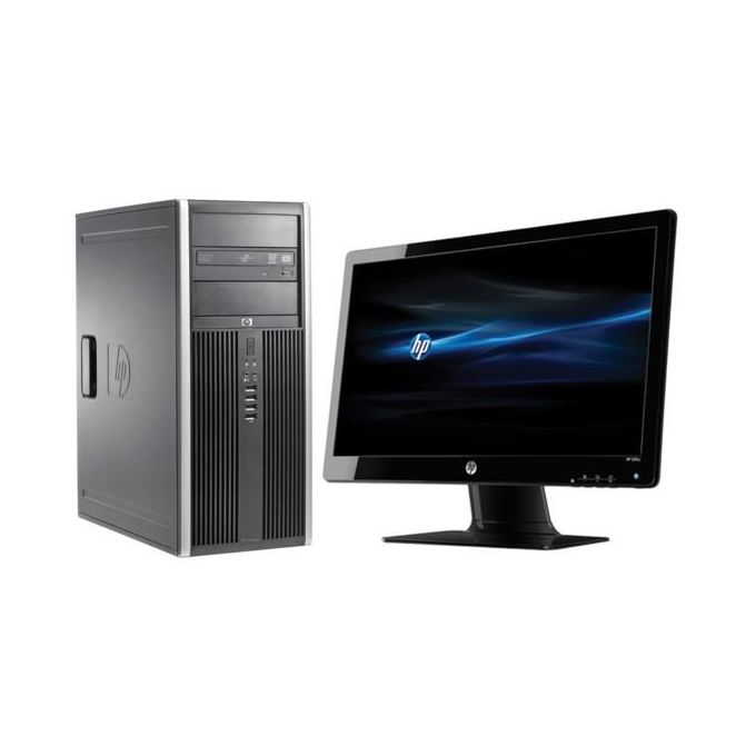 Hp ORDINATEUR 6300 CORE I5 8Go 1 000 Go ou SSD 256 +20 POUCES -Noir