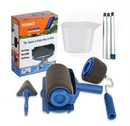 Le rouleau à peinture avec réservoir