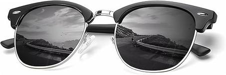 نظارة شمسية مستقطبة كلاسيك بإطار من المعدن للقيادة وصيد الأسماك للرجال