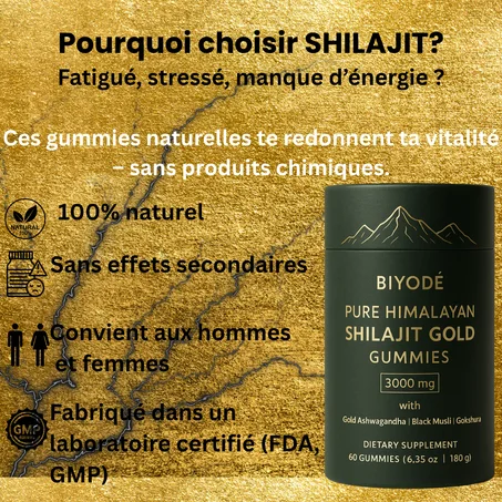 SHILAJITE GOLD GUMMIES