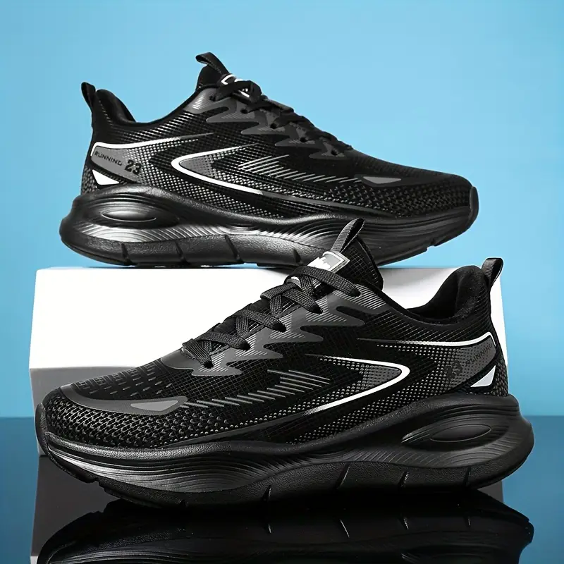 حذاء رياضي رجالي بتصميم مريح وخفيف – BlackX Runner 👟
