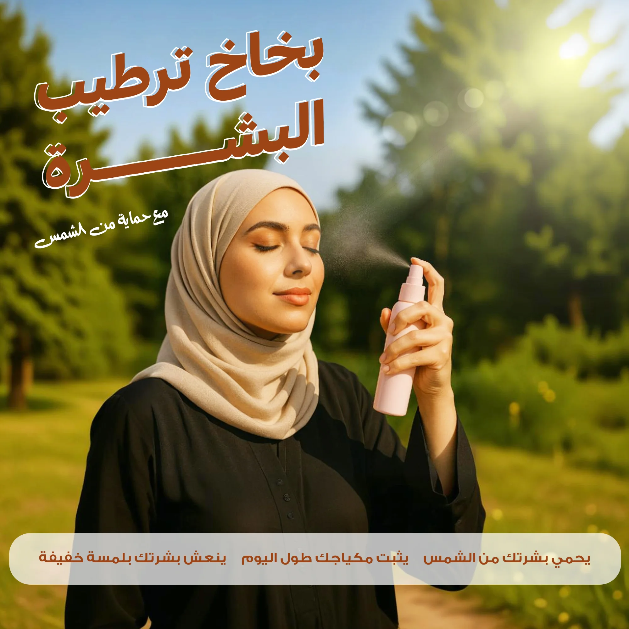 بخاخ تثبيت المكياج مع حماية من الشمس 30 SPF