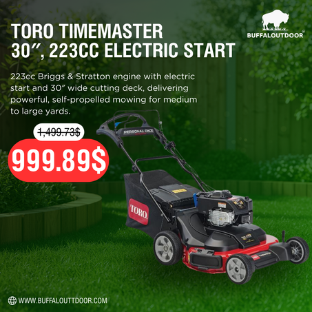 Toro TimeMaster Electric Start 30-in Gas Self-propelled Lawn Mower with 223-cc Briggs and Stratton Engine