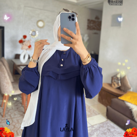 كسوة بالصدف او البلي توب كريب روزة