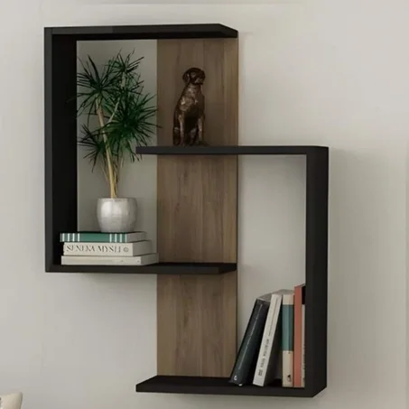 رف جداري بتصميم هندسي مبتكر