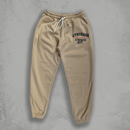 jogger over size beige