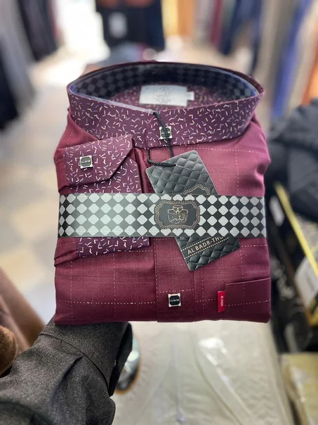 قميص البدر عنابي