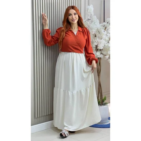 robe croisée froissé
