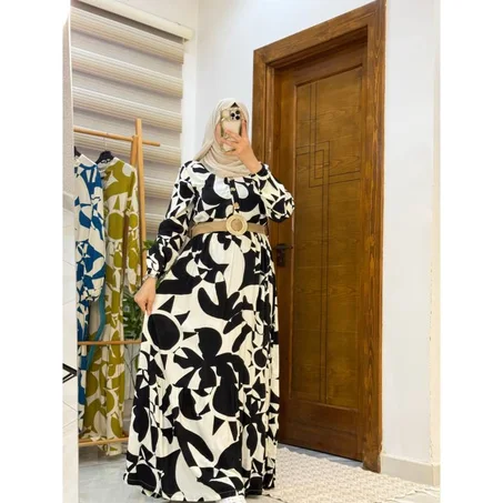 robe 9amraya avec ceinture