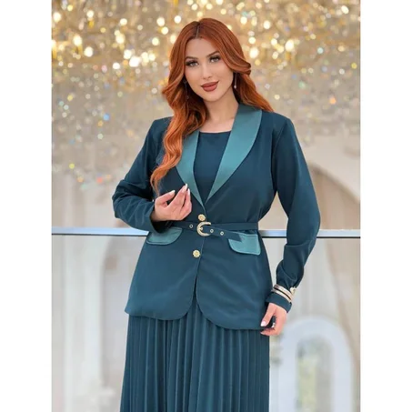 robe sans manche + jacket