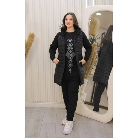 new 3 pièce molletonné