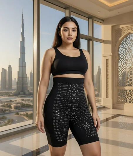شورتات لتشكيل الجسم والتحكم في البطن،  تشد الدهون المترهلة وترفع الأرداف وتشد البطن.