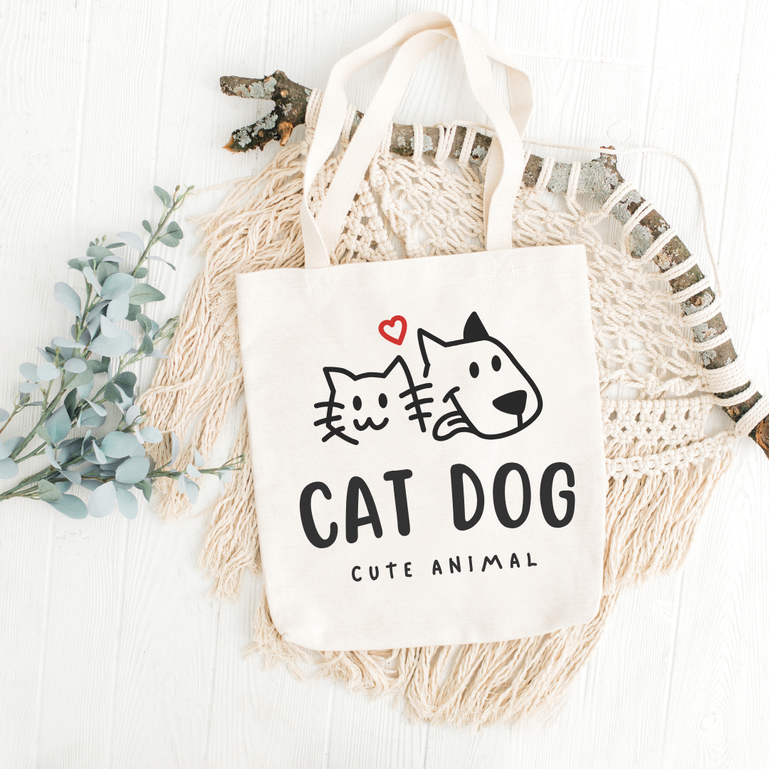 Premium Cat&Dog Tote Bag – Minimalist & Durable