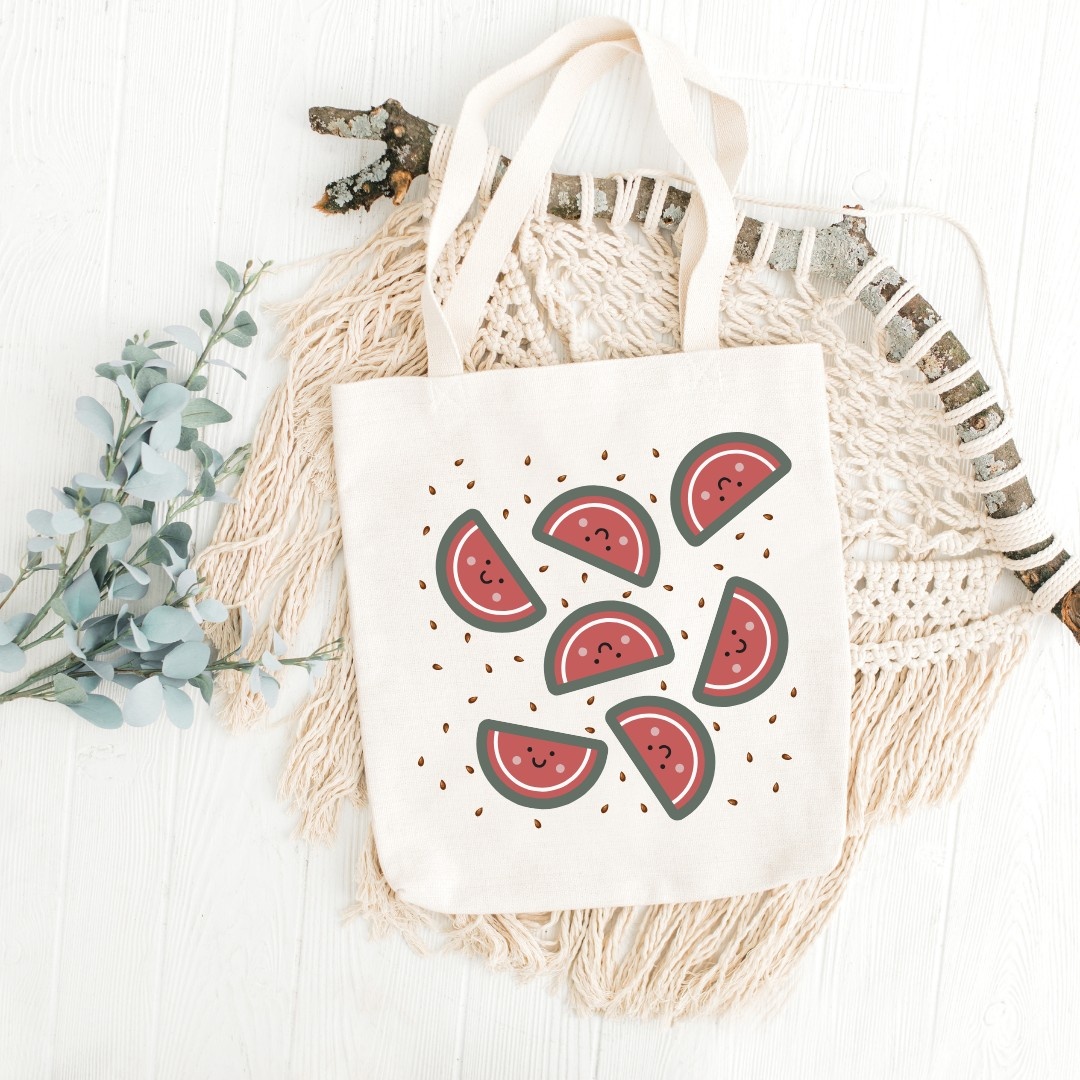 Premium Watermelon Tote Bag – Minimalist & Durable