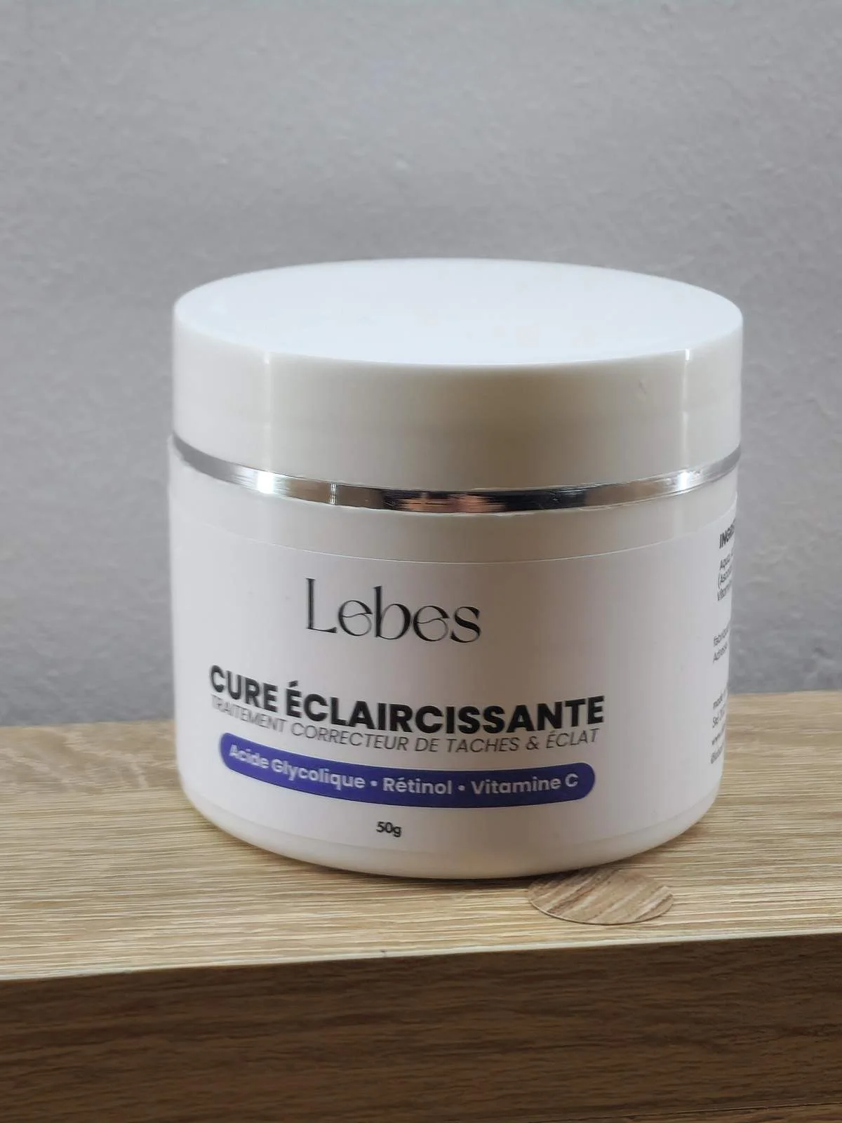 Crème Éclat à la Vitamine C 50 ml – Soin illuminateur anti-taches & anti-teint terne – Tous types de peau