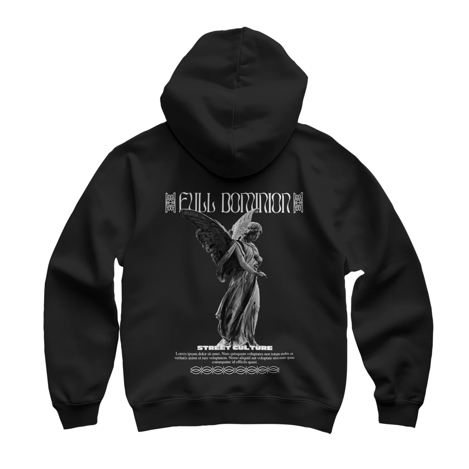Gothic Art Over-size Hoodie
