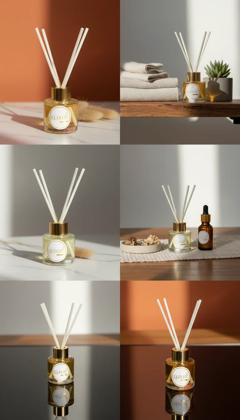 Diffuseur d’Ambiance AMBRE – 50 ml / 120 ml pour la Maison 🌟🏡