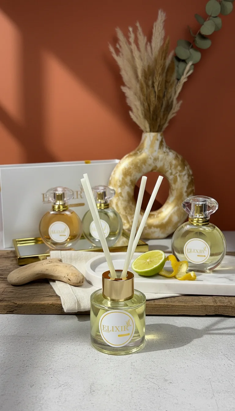 Diffuseur d’Ambiance CITRON – 50 ml / 120 ml pour la Maison 🍋🏡