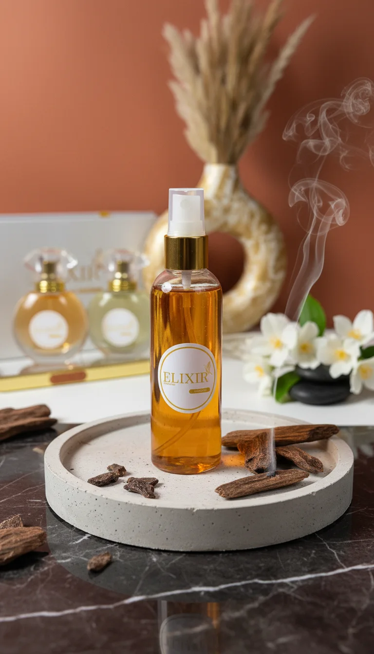 Spray Parfum d’Intérieur Oud Royal 120ml – Élixir de Parfums 🪵💎