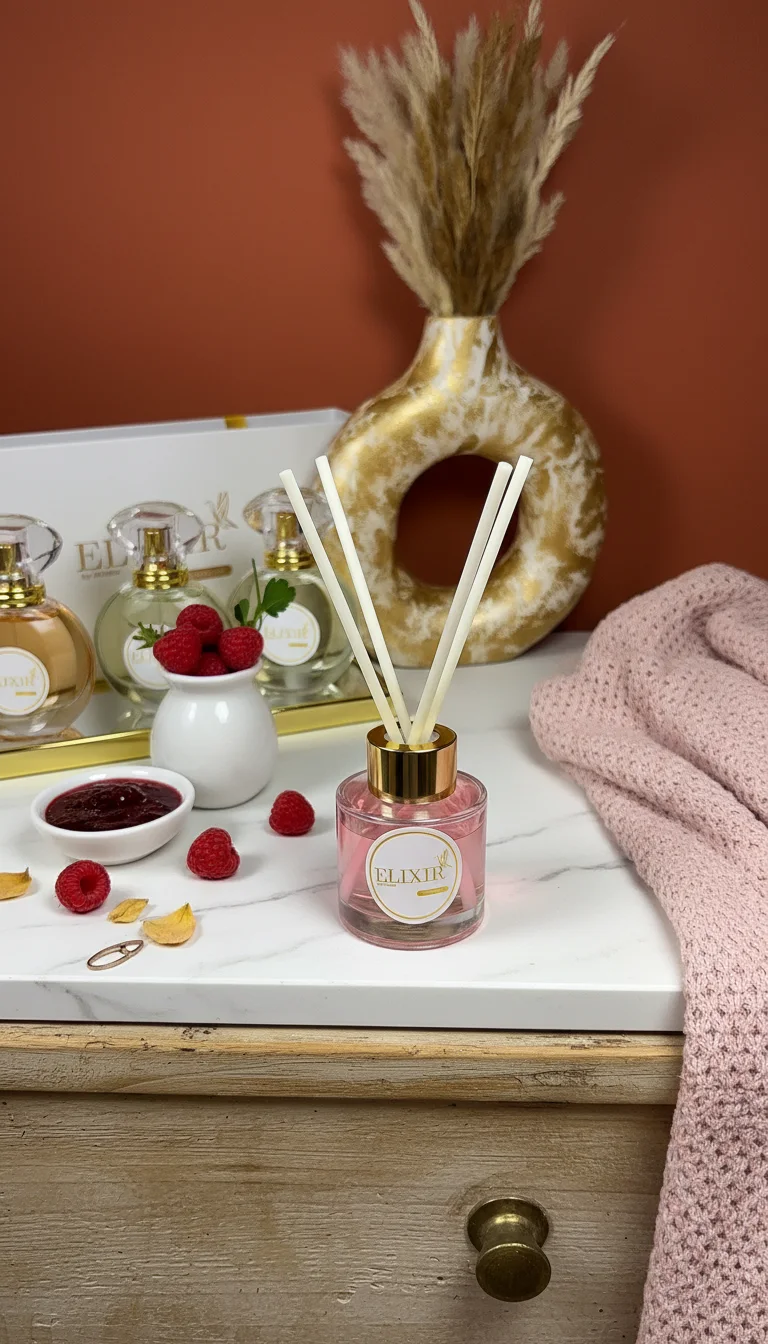 Diffuseur d'Ambiance FRAMBOISE – 50 ml / 120 ml pour la Maison 🍇🏡
