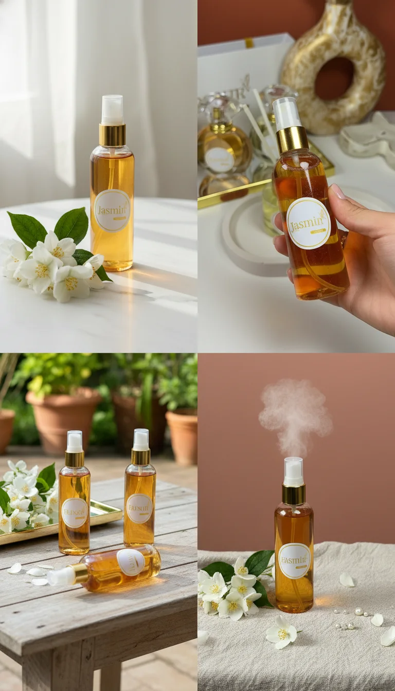 Spray Parfum d’Intérieur Jasmin Précieux 120ml – Élixir de Parfums 🌿✨