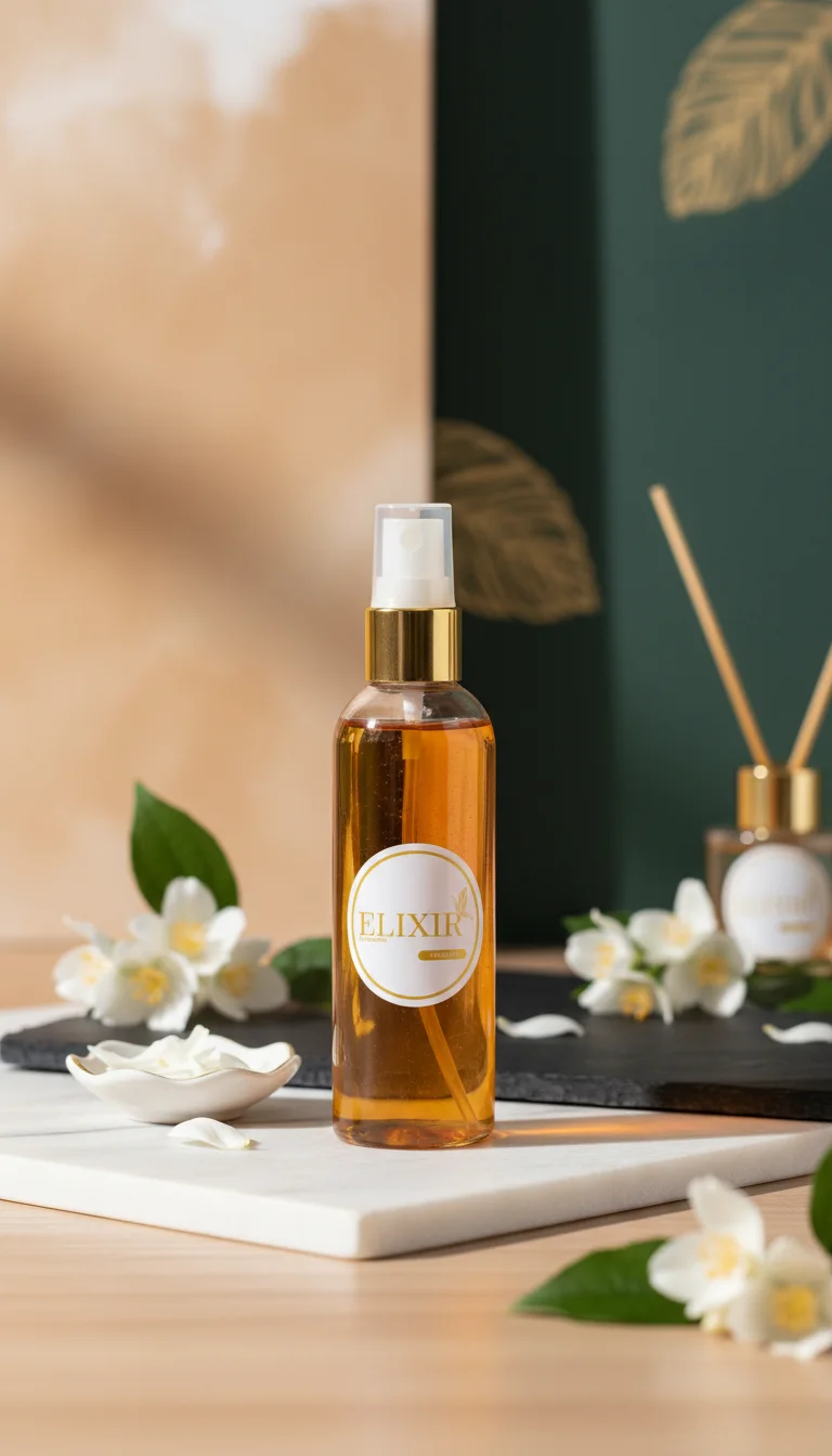 Spray Parfum d’Intérieur Jasmin Précieux 120ml – Élixir de Parfums 🌿✨