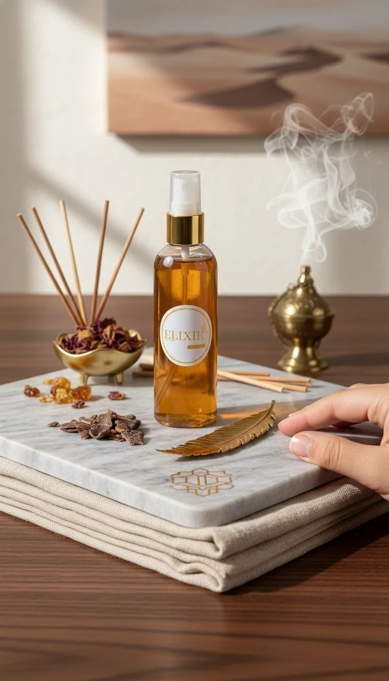 Spray Parfum d’Intérieur Oud Royal 120ml – Élixir de Parfums 🪵💎