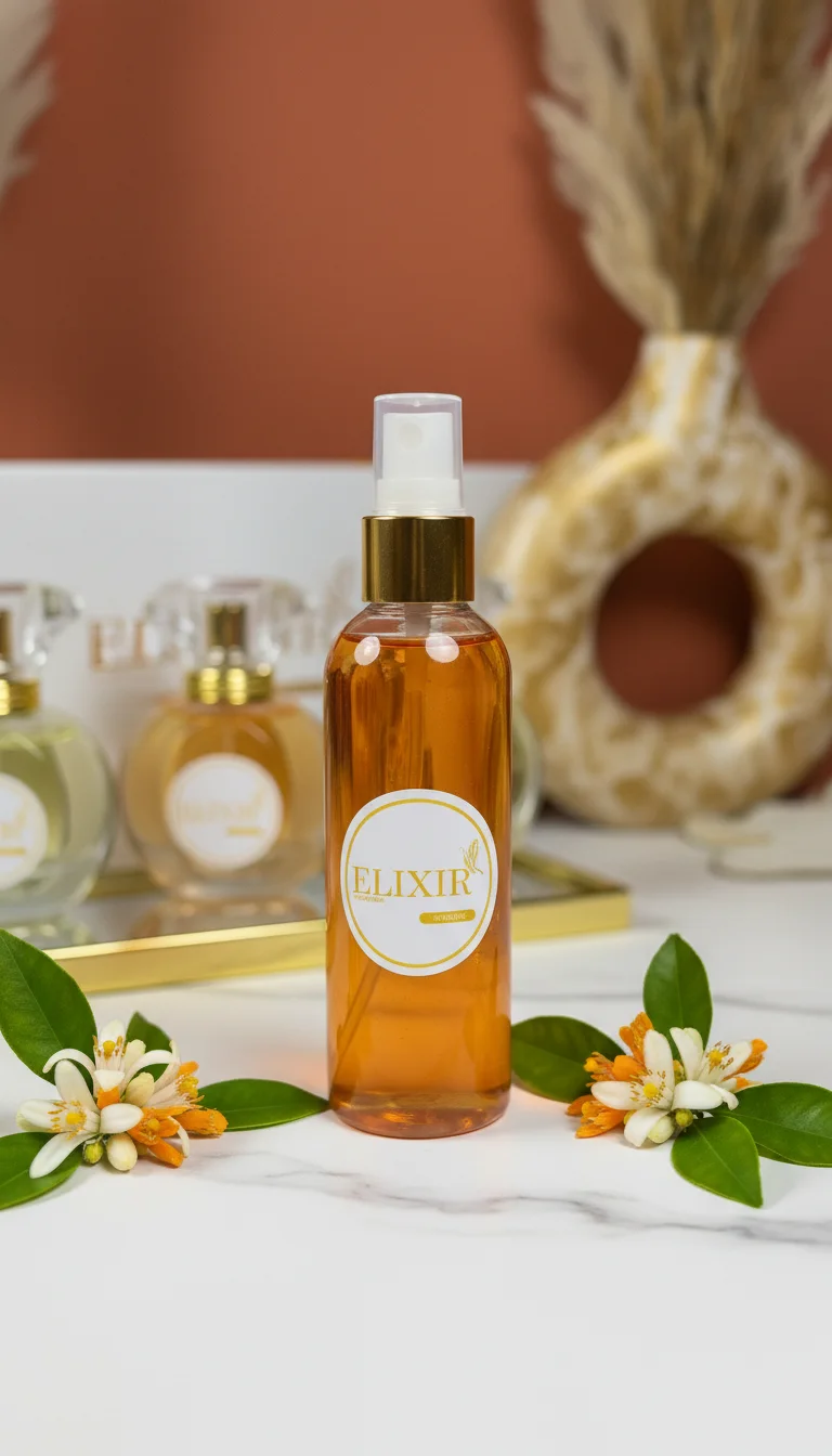 Spray Parfum d’Intérieur Fleur d’Oranger 120ml – Élixir de Parfums 🌸🏡