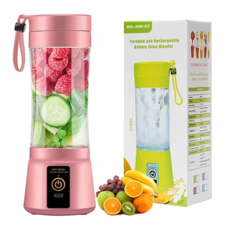 خلاط كهربائي محمول قابل للشحن لصنع العصائر بجودة غذائية عالية