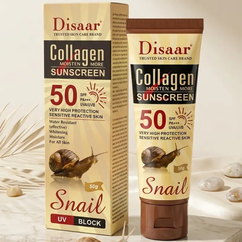 واقي شمس ديزار بالكولاجين وخلاصة الحلزون – حماية فائقة وعناية ملكية بالبشرة