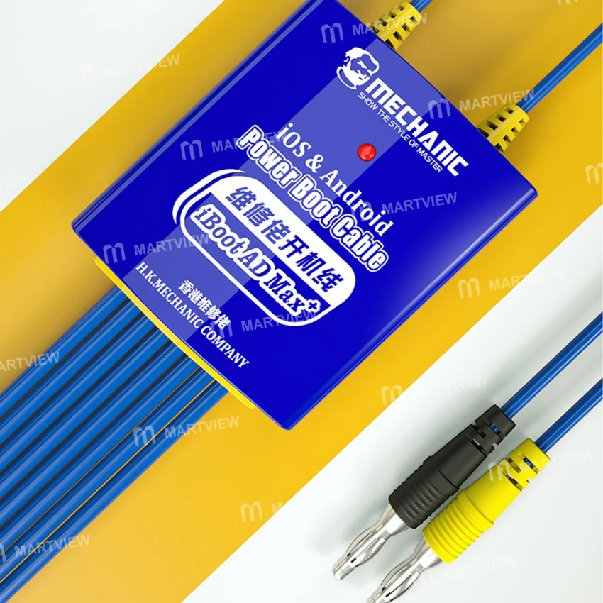 Câble de test d'alimentation et de contrôle de démarrage Mechanic iBoot AD Max+ pour iPhone 5 à 13 Pro Max et Android
