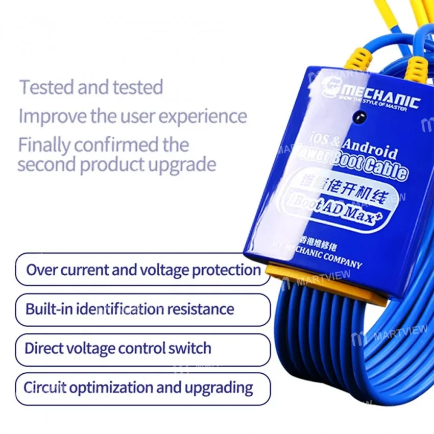 câble de test d'alimentation iboot-ad-max-boot-control-power-supply-test-cable-for-iphone-5s-to-15pro-max-and-and-android-5