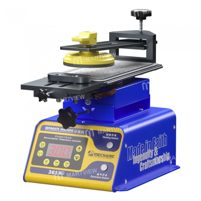 MECHANIC 361SE+Multi-function Rotary Separator 360° Rotation Fast Heating for under 7 inches Screen Separation Disassembly Tools