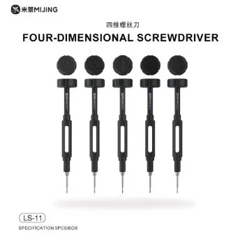 Mijing LS-11 Four-dimensional Screwdriver High Strength Anti-static Disassembly Hand Tools Kit for IPhone Android Phones Repair