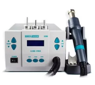 QUICK 861 Pro/861 DW Hot Air Rework Station Soldering Station Intelligent Digital Display 1300W/1000W Desoldering Station For PCB Chip Repair