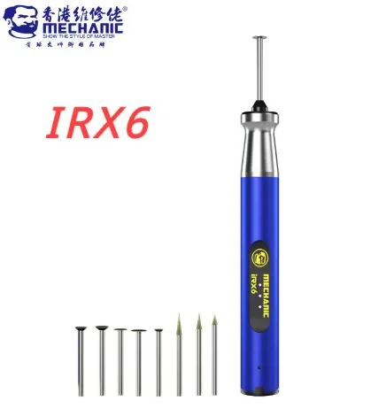 Mechanic iRX6 Electric Grinder Engraving Pen IC Polish Tool for Phone CPU IC Polishing Repair Drilling Grinding Cutting Tools